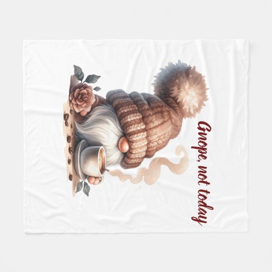 Gnope, heute nicht fleecedecke (Vorderseite (Horizontal))