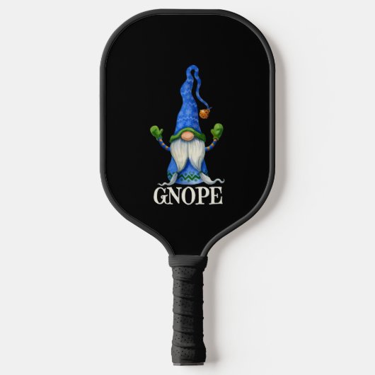 GNOPE Nordic Gnome Elf skandinavisches Tomte Schwe Pickleball Schläger (Vorderseite)