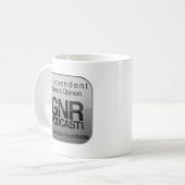 GNR Chicklet Logo-Tasse Kaffeetasse (Vorderseite Links)