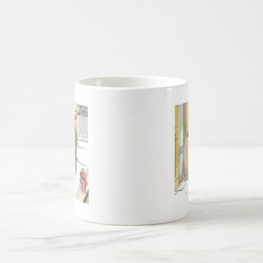 Gnu Age Hipsters Funny Kaffeetasse (Mittel)