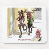Gnu Age Hipsters Funny Mousepad (Vorne)