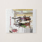 Gnu Age Hipsters Funny Puzzle (Horizontal)