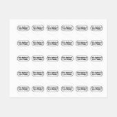 GNU - Freie Software - Freie Leute Etiketten (Blatt)