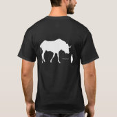 GNU/Linux Black T-Shirt (Rückseite)