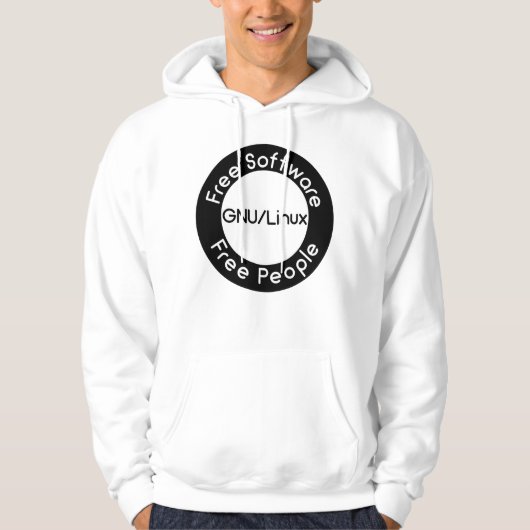 GNU/Linux Hoodie (Vorderseite)