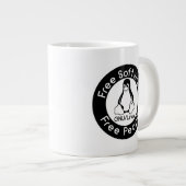 GNU/Linux Jumbo-Tasse (Vorderseite Rechts)