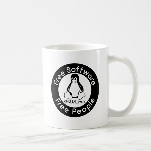 GNU/Linux Kaffeetasse (Rechts)
