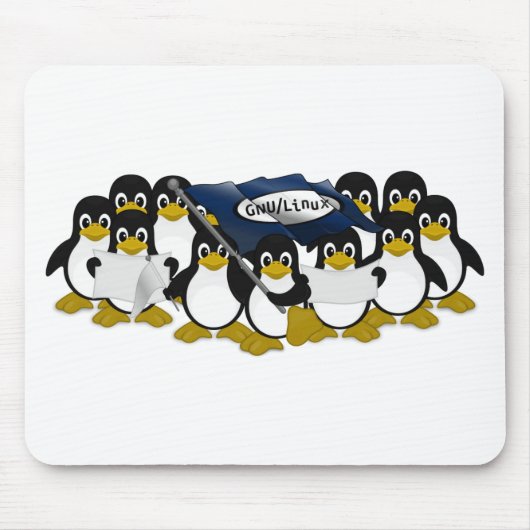 GNU/Linux Mousepad (Vorne)