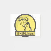 GNU/Linux Post-it Klebezettel (Vorderseite)