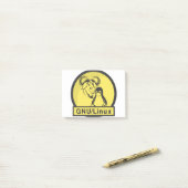 GNU/Linux Post-it Klebezettel (Auf Schreibtisch)