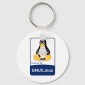 GNU/Linux Schlüsselanhänger (Vorderseite)