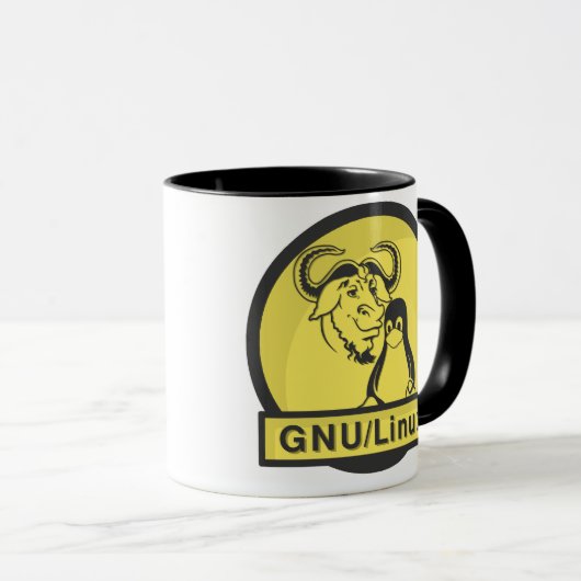 GNU/Linux - Tasse (VorderseiteRechts)