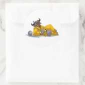 GNU Listing to Music Free Software Aufkleber (Tasche)