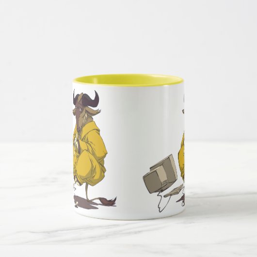 Gnu meditieren frei schweben tasse (Zentrum)