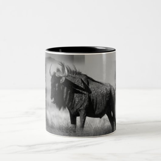 Gnu Mug Zweifarbige Tasse (Mittel)