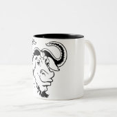 GNU Mug Zweifarbige Tasse (VorderseiteRechts)