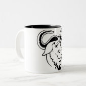GNU Mug Zweifarbige Tasse (Vorderseite Links)