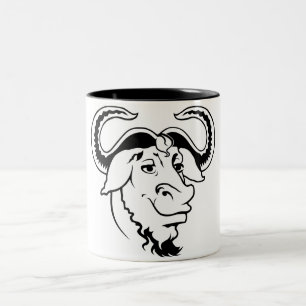 GNU Mug Zweifarbige Tasse