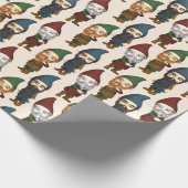 Gnummy Gnomes wählen Sie Ihre eigene Farbe Geschenkpapier (Ecke)