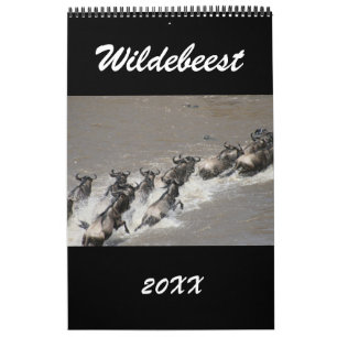 Gnus Afrika Kalender