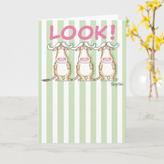 GNUS VON MIR KARTE (Gelbe Blume)