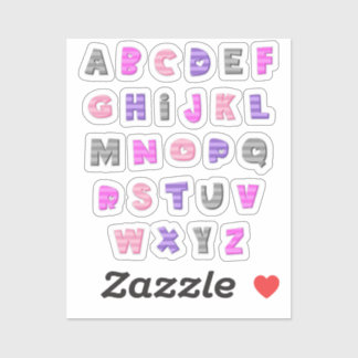 Go a little batty for this adorable alphabet aufkleber