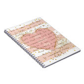 GO AND DO, Jugendthema 2020 - Rose Gold Glitzer Notizblock (Rechte Seite)