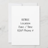 **GO APE** FAMILIENRETIREMENT INVITATION EINLADUNG (Rückseite)