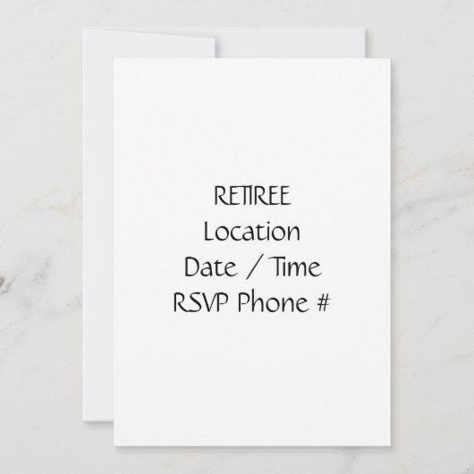 **GO APE** FAMILIENRETIREMENT INVITATION EINLADUNG (Rückseite)