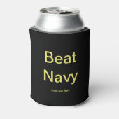 Go Army Beat Navy Beer Cosy Dosenkühler (Kanne Rückseite)