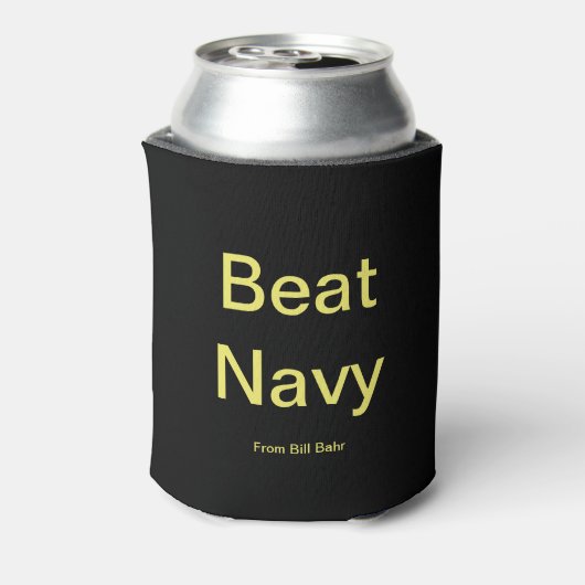 Go Army Beat Navy Beer Cosy Dosenkühler (Kanne Rückseite)