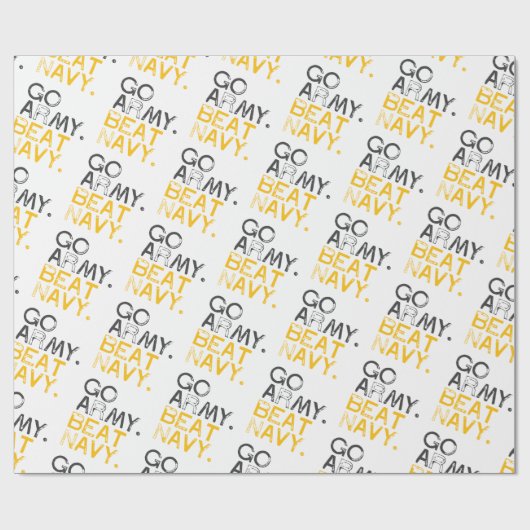 Go Army Beat Navy Geschenkpapier (Flach)