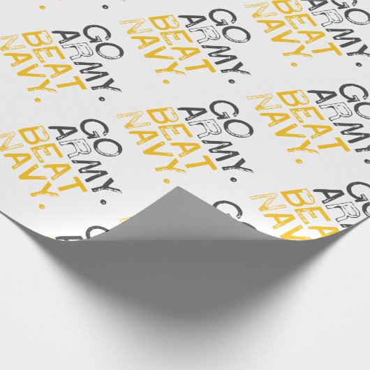 Go Army Beat Navy Geschenkpapier (Ecke)