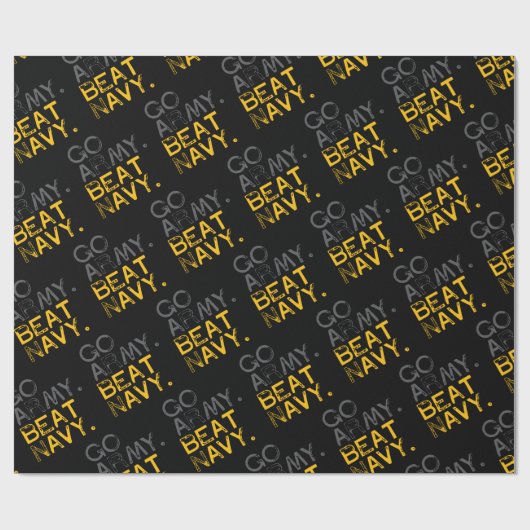 Go Army Beat Navy Geschenkpapier (Flach)
