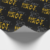 Go Army Beat Navy Geschenkpapier (Ecke)