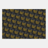 Go Army Beat Navy Geschenkpapier Set (Vorderseite 2)