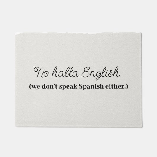 Go away funny doormat fußmatte (Vorderseite)