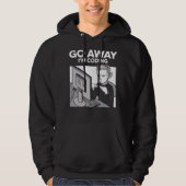 Go Away I'm Coding Programmierer Software Develope Hoodie (Vorderseite)
