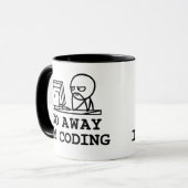 Go Away IM Coding Tasse (Vorderseite Links)