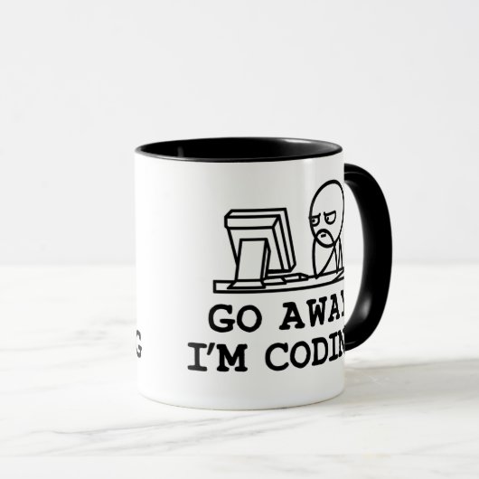 Go Away IM Coding Tasse (VorderseiteRechts)