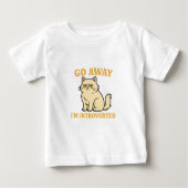 Go Away I'm Introverted – Funny Cat Shirt (Vorderseite)