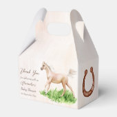 Go baby laufen beige Pferdeschuhdusche Geschenkschachtel (Vorderseite)