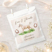 Go baby laufen beige Pferdeschuhdusche Geschenktütchen (Ausgeschnitten)