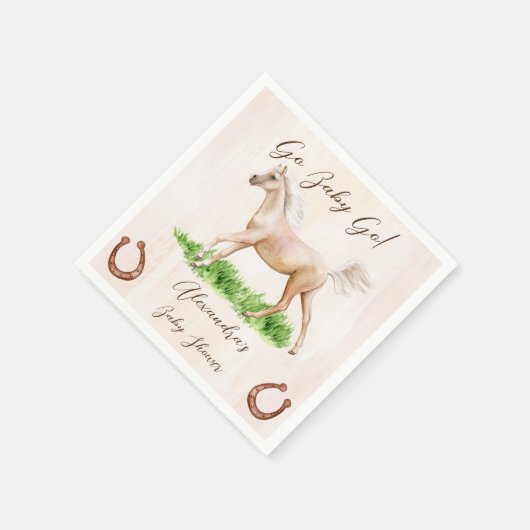 Go baby laufen beige Pferdeschuhdusche Serviette (Ecke)