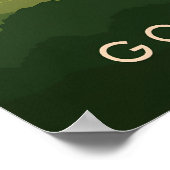 Go Ballooning Travel Poster (Ecke)