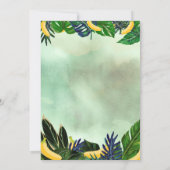 Go Bananas Affe Geburtstagseinladung Einladung (Rückseite)