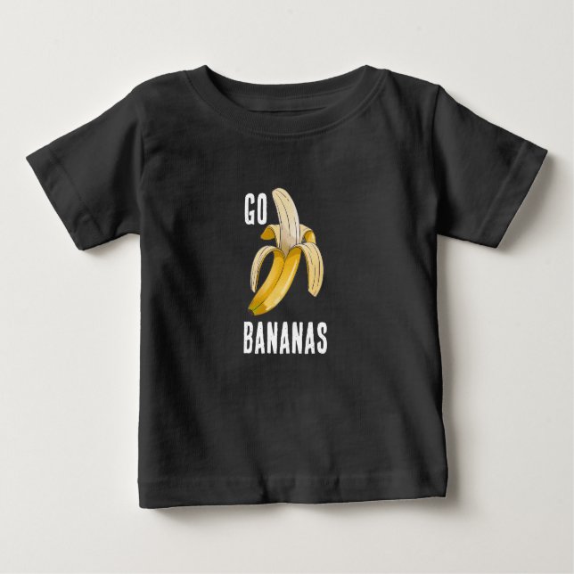 Go Bananas - Baby Kleinkind T-Shirt (Vorderseite)