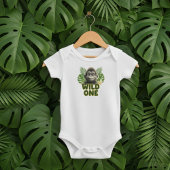 "Go Bananas" Jungle Gorilla Romper Baby Strampler