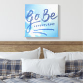 Go Be Adventurous Sky Leinwanddruck (Insitu (Schlafzimmer))