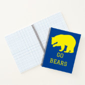 Go Bears Spiral Notebook Notizblock (Innenseite)